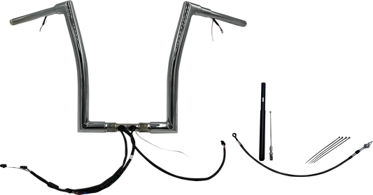 Fat Baggers, Inc. Plug & Play EZ Install 1-1/2" Flat Top Handlebar Kit 612916