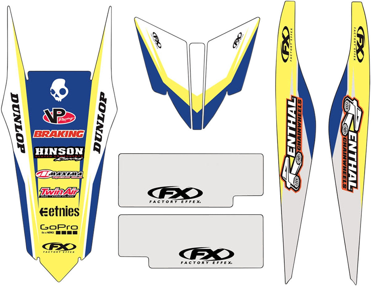 Factory Effex Universal Trim Kits Yellow 19-50620