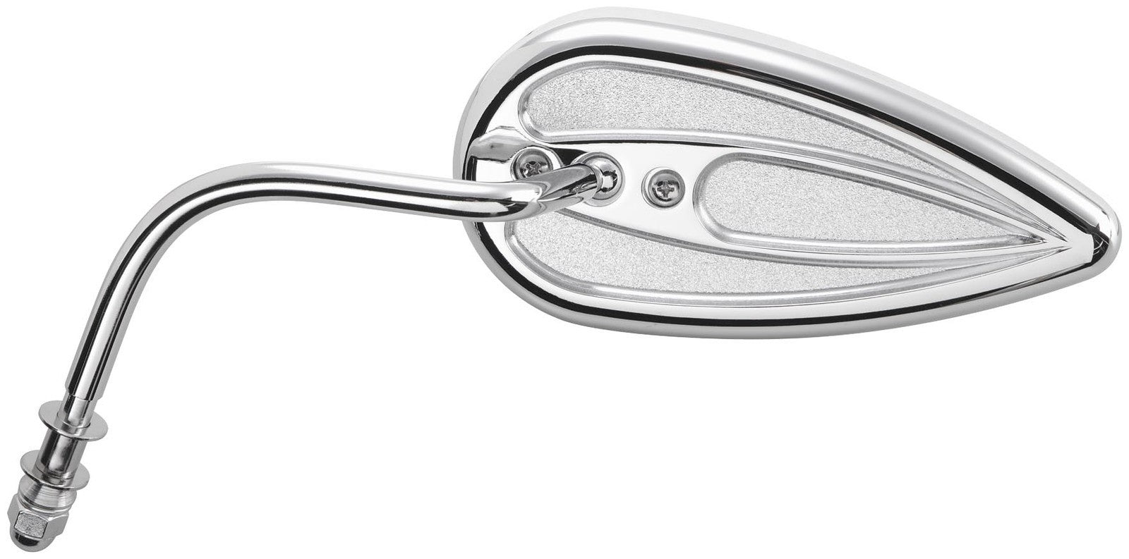 Arlen Ness Die-Cast Mirrors Chrome Teardrop Right 13-036