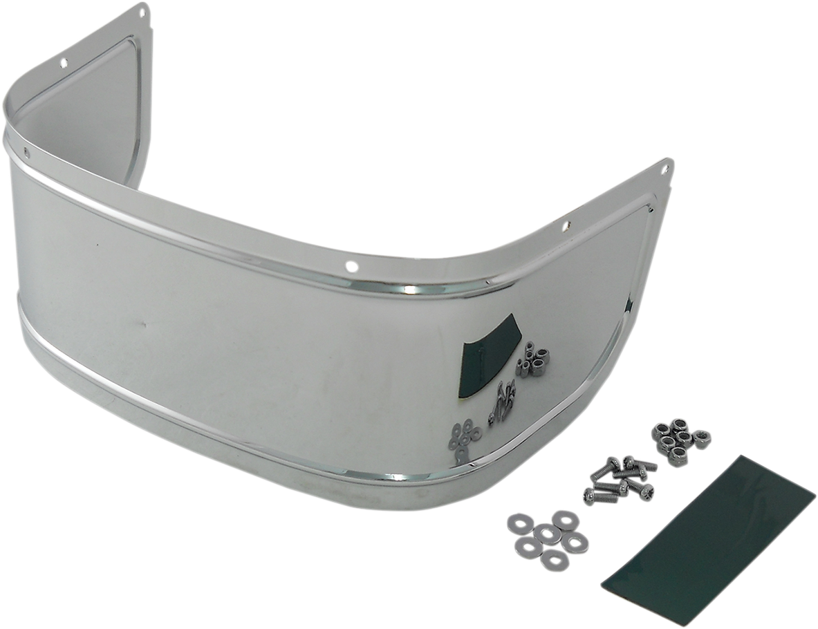 Drag Specialties Front Fender Skirt Chrome Smooth 1405-0221