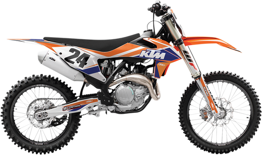 Factory Effex EVO 19 Graphic Kit Black/Blue/Orange/White 25-01508