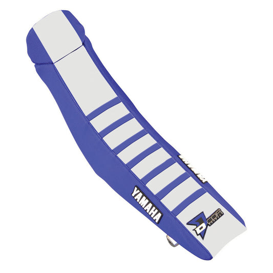 D'COR Factory Reinforced Seat Covers Blue/White, Blue Ribs 30-50-478