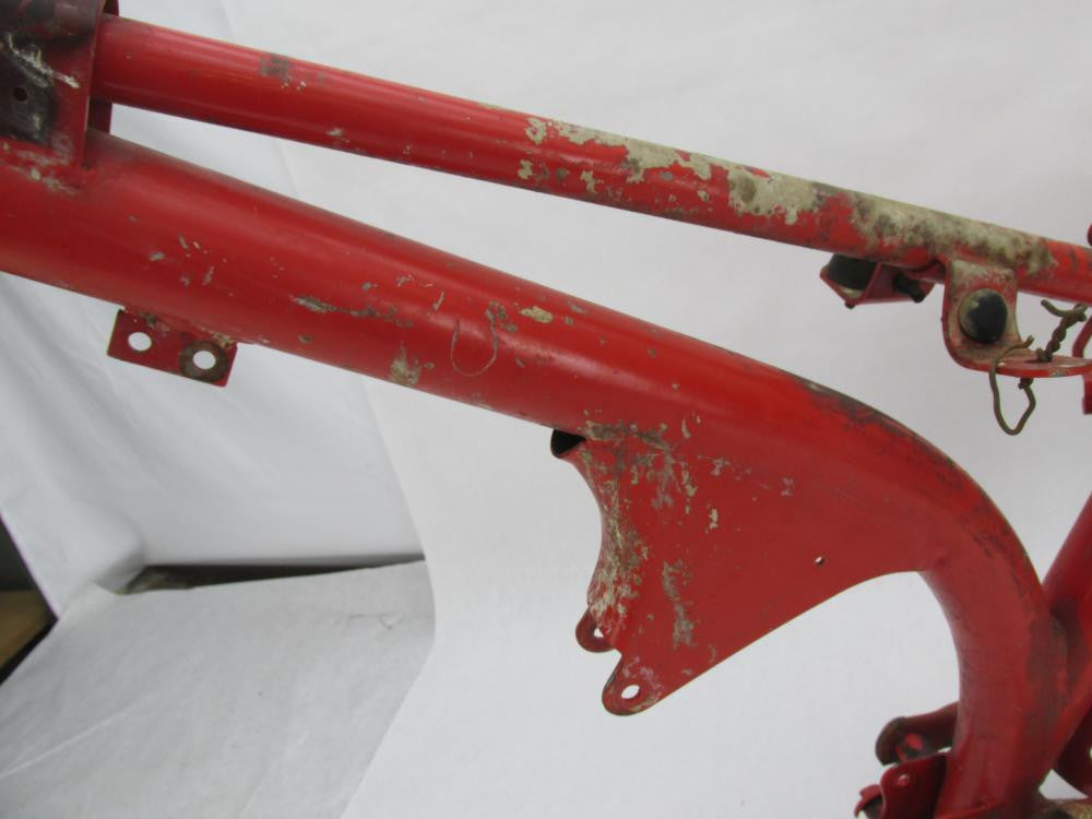 Harley Aermacchi 1966 M50S Red Frame w/ Rear Shocks Swingarm, Fender &