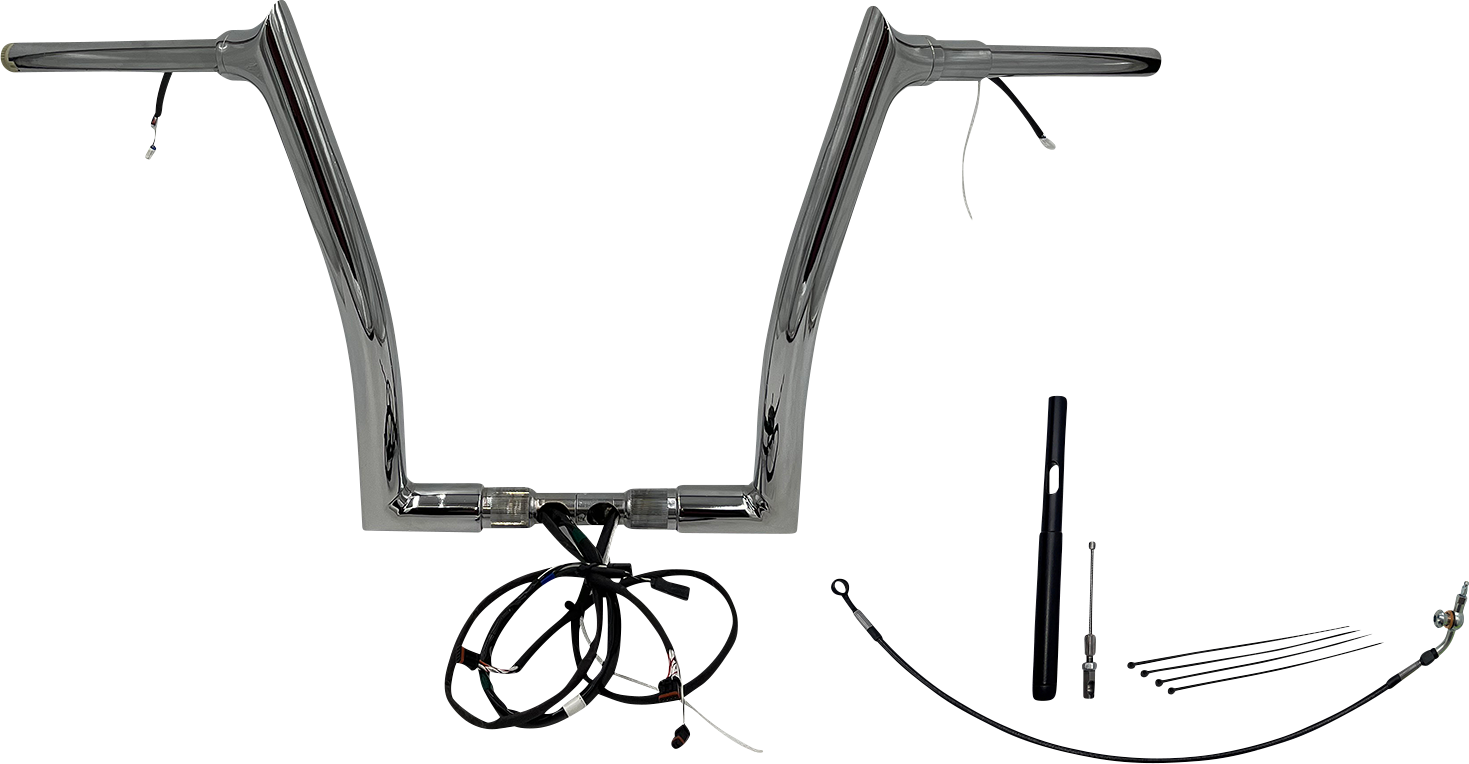 Fat Baggers, Inc. Plug & Play EZ Install 1-1/2" Pointed Top Handlebar Kit 812914
