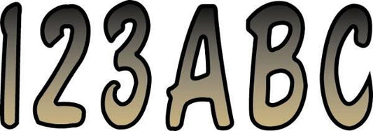 Hardline Series 300 Carbon Fiber Registration Kit Gradation - Beige/Black BRB...