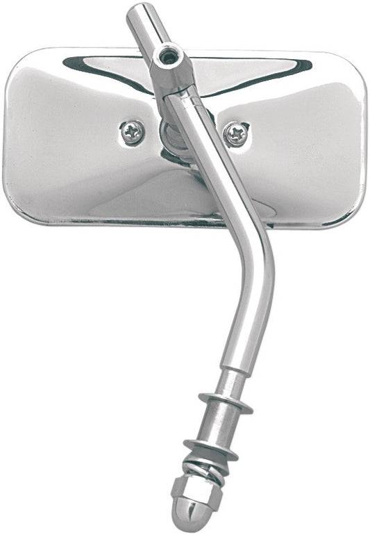 Emgo Universal Rectangular Mirror Stamped Steel - Harley Type - Either 20-34810