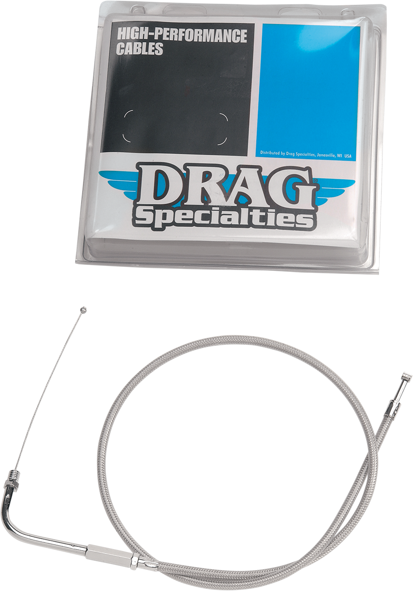 Drag Specialties Braided Idle Cable 30 3/4in.