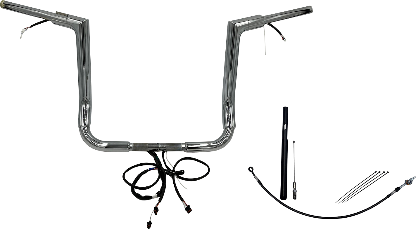 Fat Baggers, Inc. Plug & Play EZ Install 1-1/2" Flat Top Handlebar Kit 612014