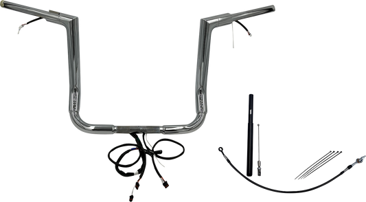 Fat Baggers, Inc. Plug & Play EZ Install 1-1/2" Flat Top Handlebar Kit 612014