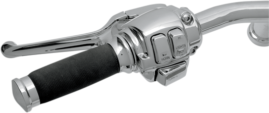 Drag Specialties Chrome Handlebar Control Kit with Mechanical Clutch 0610-0531