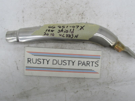 2010 Harley Davidson XL1200N Sportster Rear Exhaust Heat Shield 66851-07