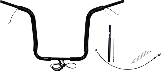 Fat Baggers, Inc. Plug & Play EZ Install 1-1/2" Round Top Handlebar Kit 812416-B
