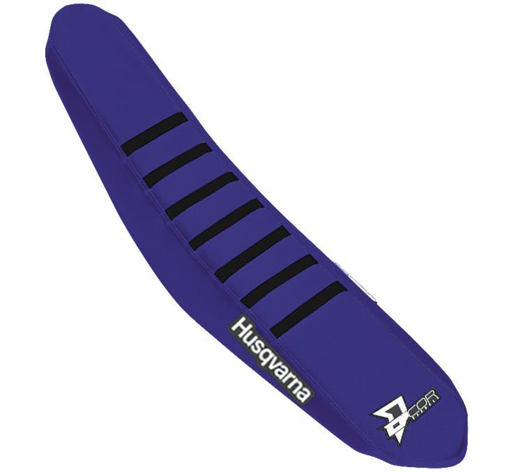 D'COR Factory Reinforced Seat Covers Navy Blue, Black Ribs 30-70-413