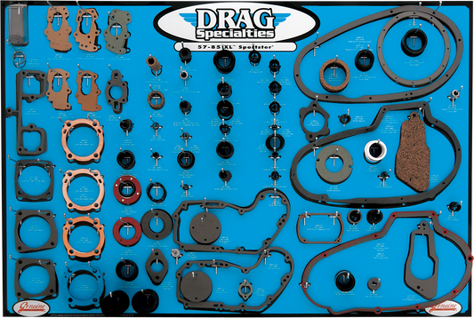 Drag Specialties Gasket, Seal, and O-Ring Display 0934-0314