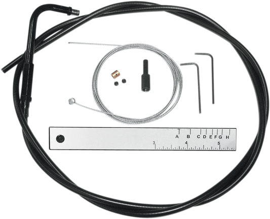 Magnum BYO Build Your Own Throttle/Idle Cable Kit Black Vinyl 494529