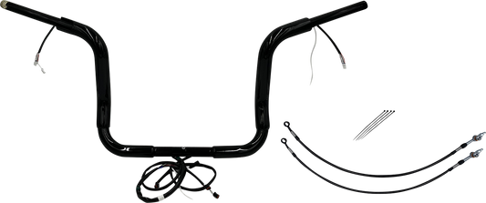 Fat Baggers, Inc. Plug & Play EZ Install 1-1/2" Round Top Handlebar Kit 802512-B