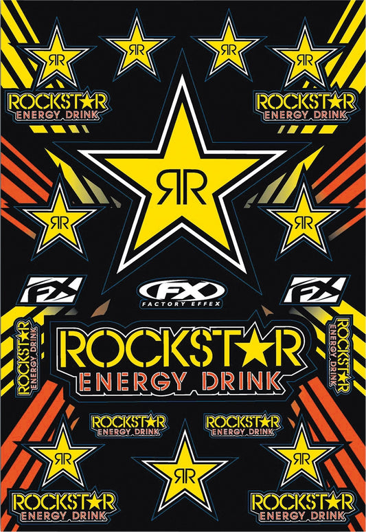 Factory Effex Rockstar Gold Reflective Sticker Kit 15-68700