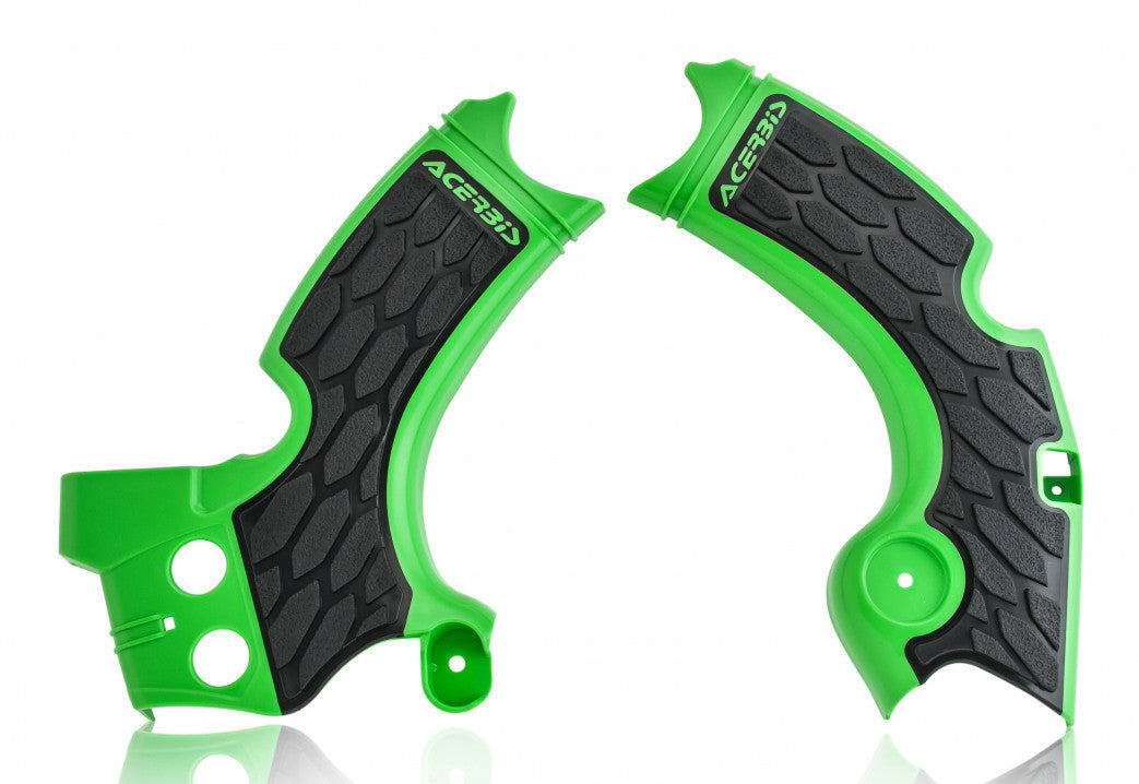 Acerbis X-Grip Frame Guards Green/Black 2657591089
