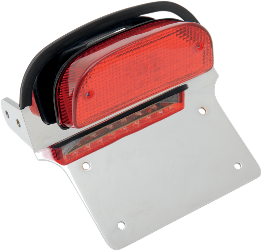 Rick Dosss Revenge Cycle Taillight/License Plate Mount Assembly with LED Tail...
