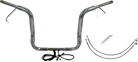 Fat Baggers, Inc. Plug & Play EZ Install 1-1/2" Round Top Handlebar Kit 802514