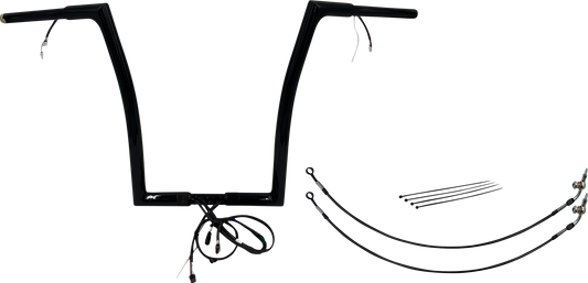 Fat Baggers, Inc. Plug & Play EZ Install 1-1/4" Flat Top Handlebar Kit 702916-B