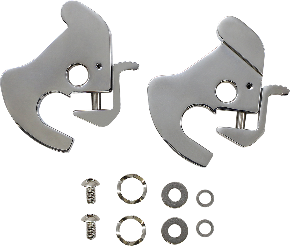 Drag Specialties Detachable Latch Kit Chrome