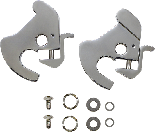 Drag Specialties Detachable Latch Kit Chrome