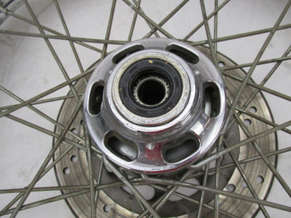 Harley Davidson 21 X 2.5 Front Chrome Wheel & Tire w/ Single Disc 44138-83A