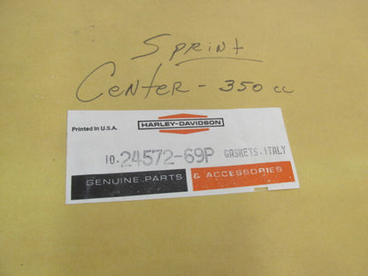 Lot of 14 Harley Davidson NOS Aermacchi Sprint Crankcase Gaskets 24572-69P