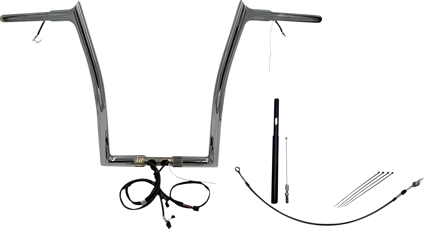 Fat Baggers, Inc. Plug & Play EZ Install 1-1/4" Pointed Top Handlebar Kit 912916