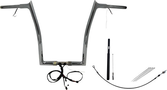 Fat Baggers, Inc. Plug & Play EZ Install 1-1/4" Pointed Top Handlebar Kit 912916