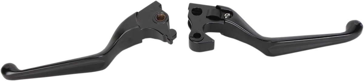 Drag Specialties Wide Blade Lever Sets Matte Black 0610-0795