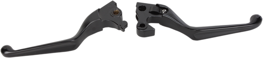 Drag Specialties Wide Blade Lever Sets Matte Black 0610-0795