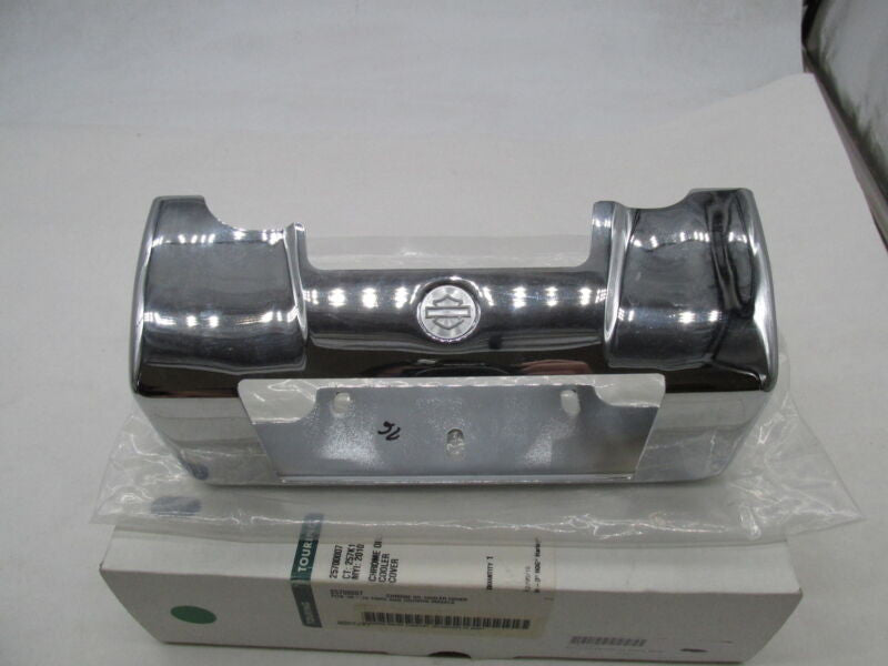 Harley Davidson Genuine NOS Chrome Oil Cooler Cover Shroud 25700007