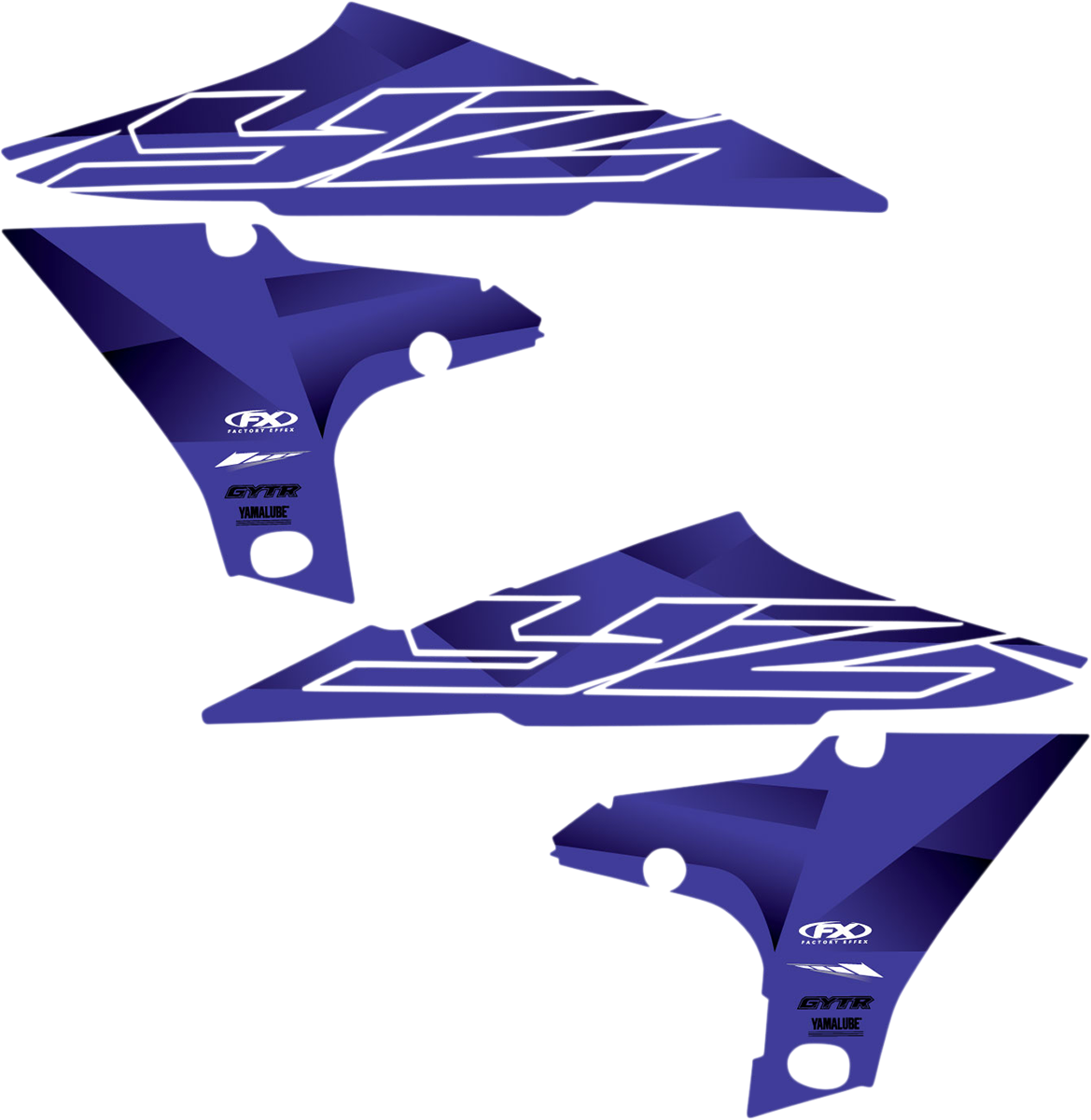 Factory Effex Replacement OEM Tank/Shroud Graphics White 25-05220