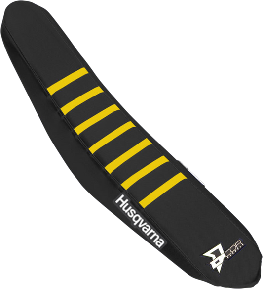 D'COR Seat Cover Black/Yellow Ribs 3070101