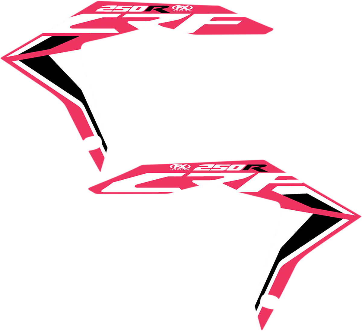 Factory Effex Replacement OEM Tank/Shroud Graphics White 24-05338