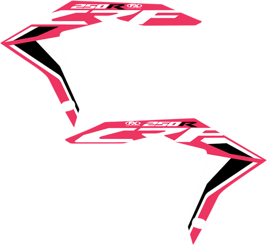 Factory Effex Replacement OEM Tank/Shroud Graphics White 24-05338