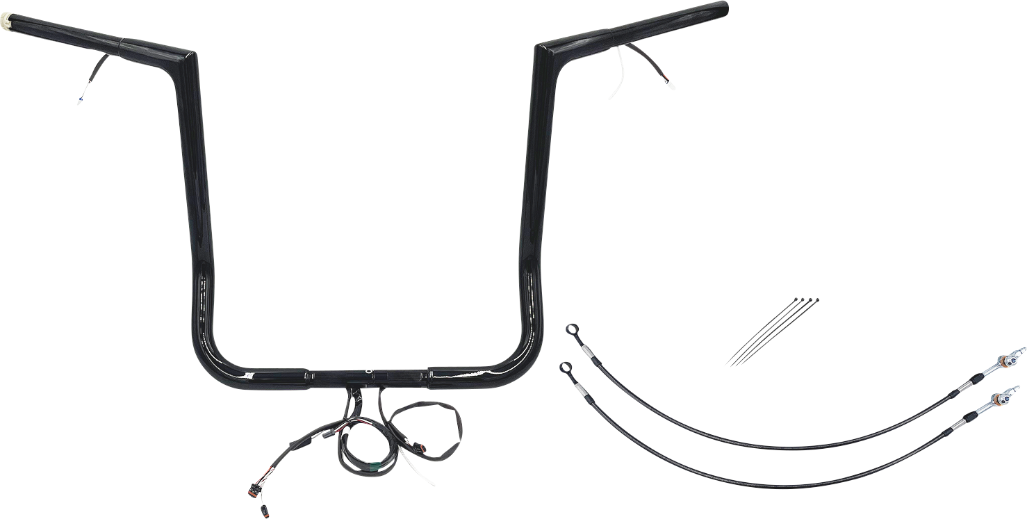 Fat Baggers, Inc. Plug & Play EZ Install 1-1/4" Flat Top Handlebar Kit 701216-B