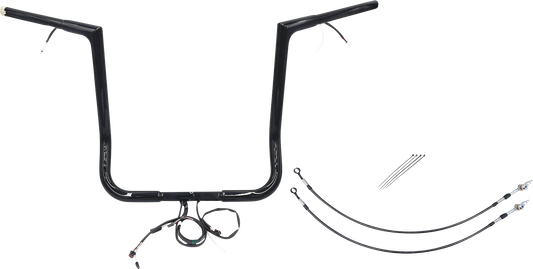 Fat Baggers, Inc. Plug & Play EZ Install 1-1/4" Flat Top Handlebar Kit 701216-B