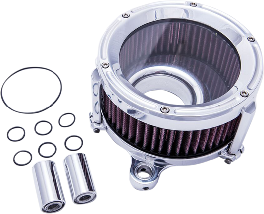 TRASK Assault Charge High-Flow Air Cleaner Polished TM-1021CH