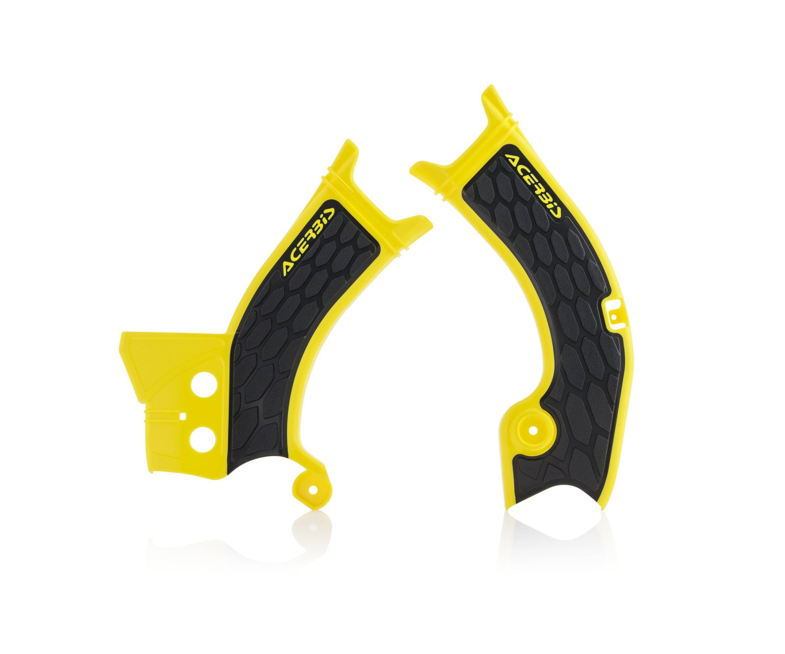 Acerbis X-Grip Frame Guards Black/Yellow 2686601017