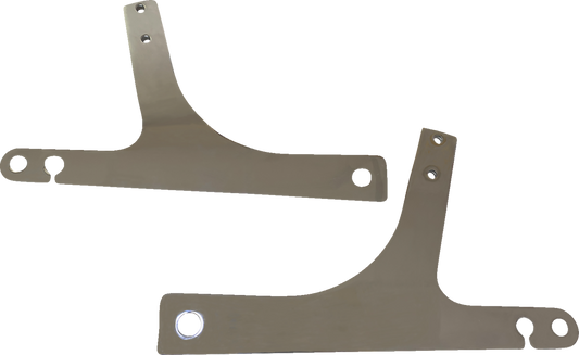 Drag Specialties Sissy Bar Side Plates Chrome 1504-0111