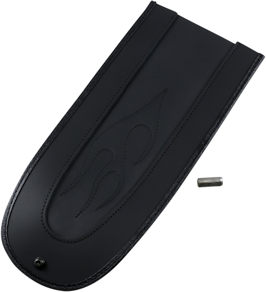 Drag Specialties Fender Skins W/ flame stitch automotive-grade vinyl center 1...