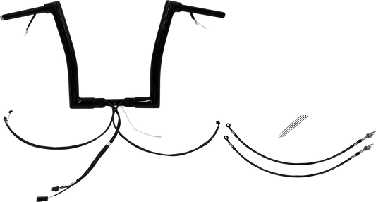 Fat Baggers, Inc. Plug & Play EZ Install 1-1/2" Flat Top Handlebar Kit 602314-B