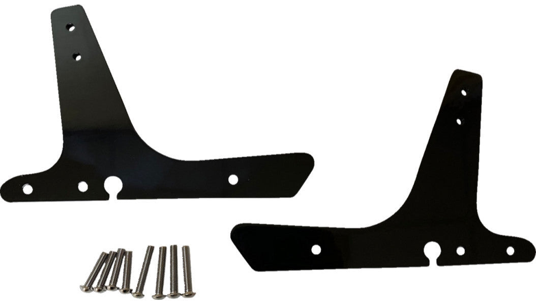Drag Specialties Sissy Bar Side Plates Black 1504-0118