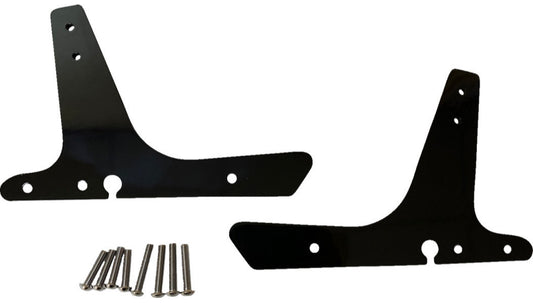 Drag Specialties Sissy Bar Side Plates Black 1504-0118