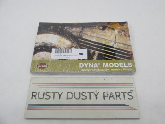 Harley Davidson Official  Factory 2012 Dyna Models OEM Owners Manual 99467-12A