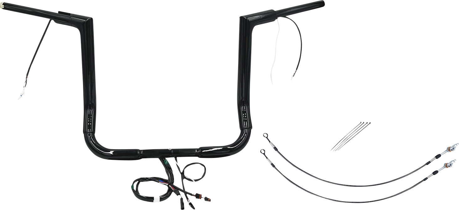 Fat Baggers, Inc. Plug & Play EZ Install 1-1/2" Flat Top Handlebar Kit 601214-B