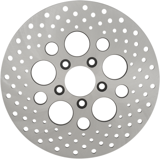 Drag Specialties Stainless Steel Drilled Brake Rotors 11.5" Rear 1710-1904